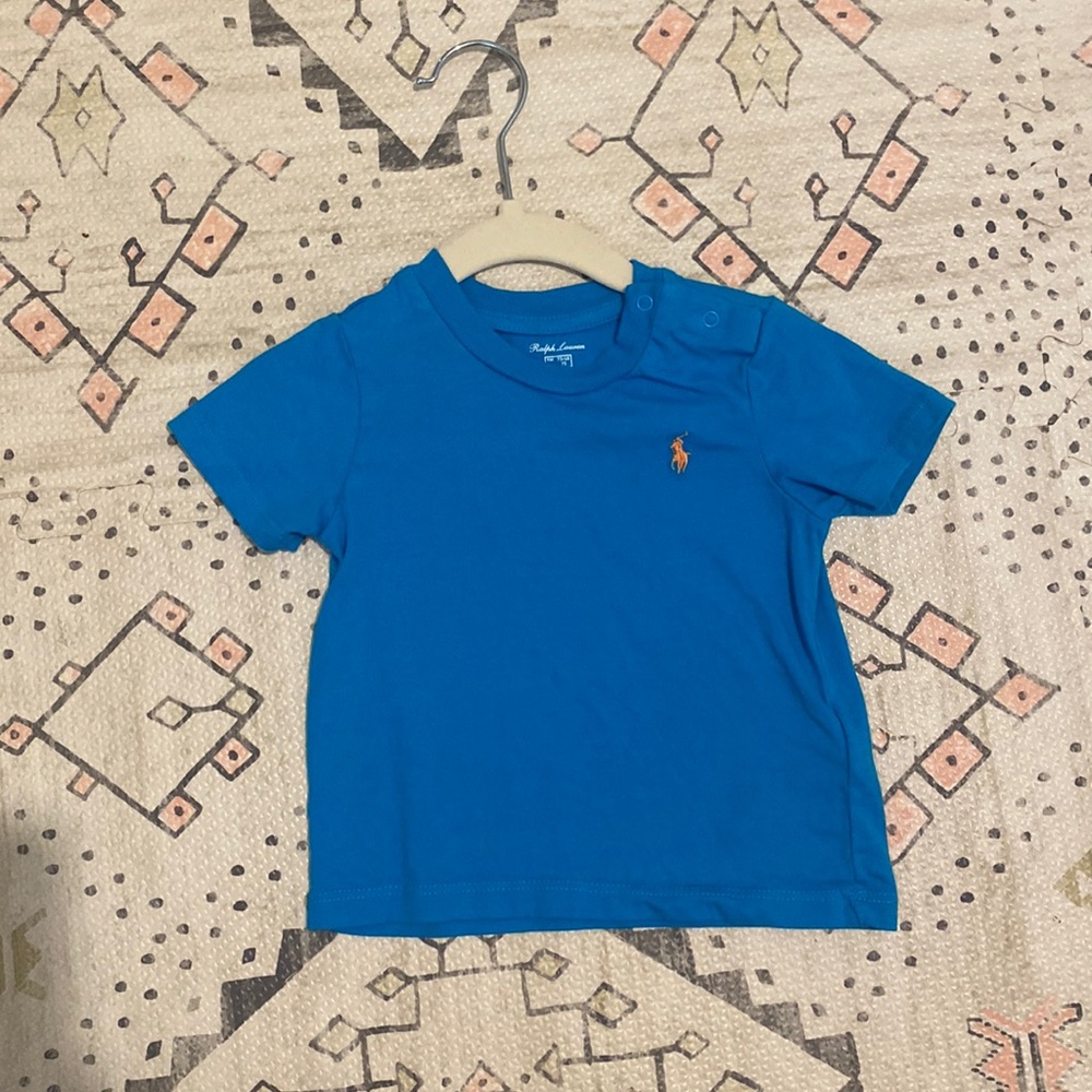 Ralph Lauren 9 month Blue baby boy t-shirt
